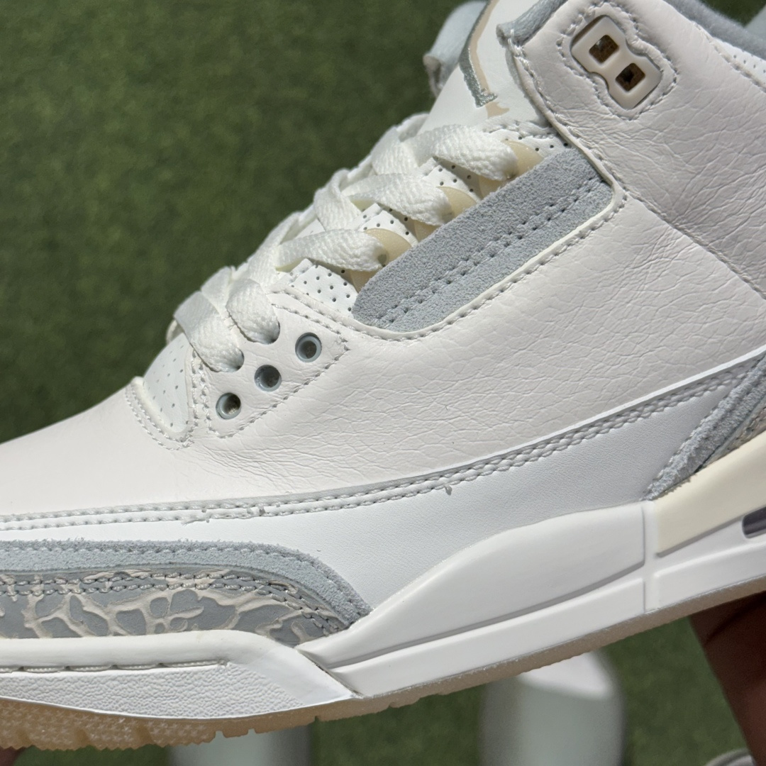 福利特价 纯原头层aj3！硬通货品质合计36个配色，长期货齐可主推！尺码：40-47.5带半码象牙白FJ