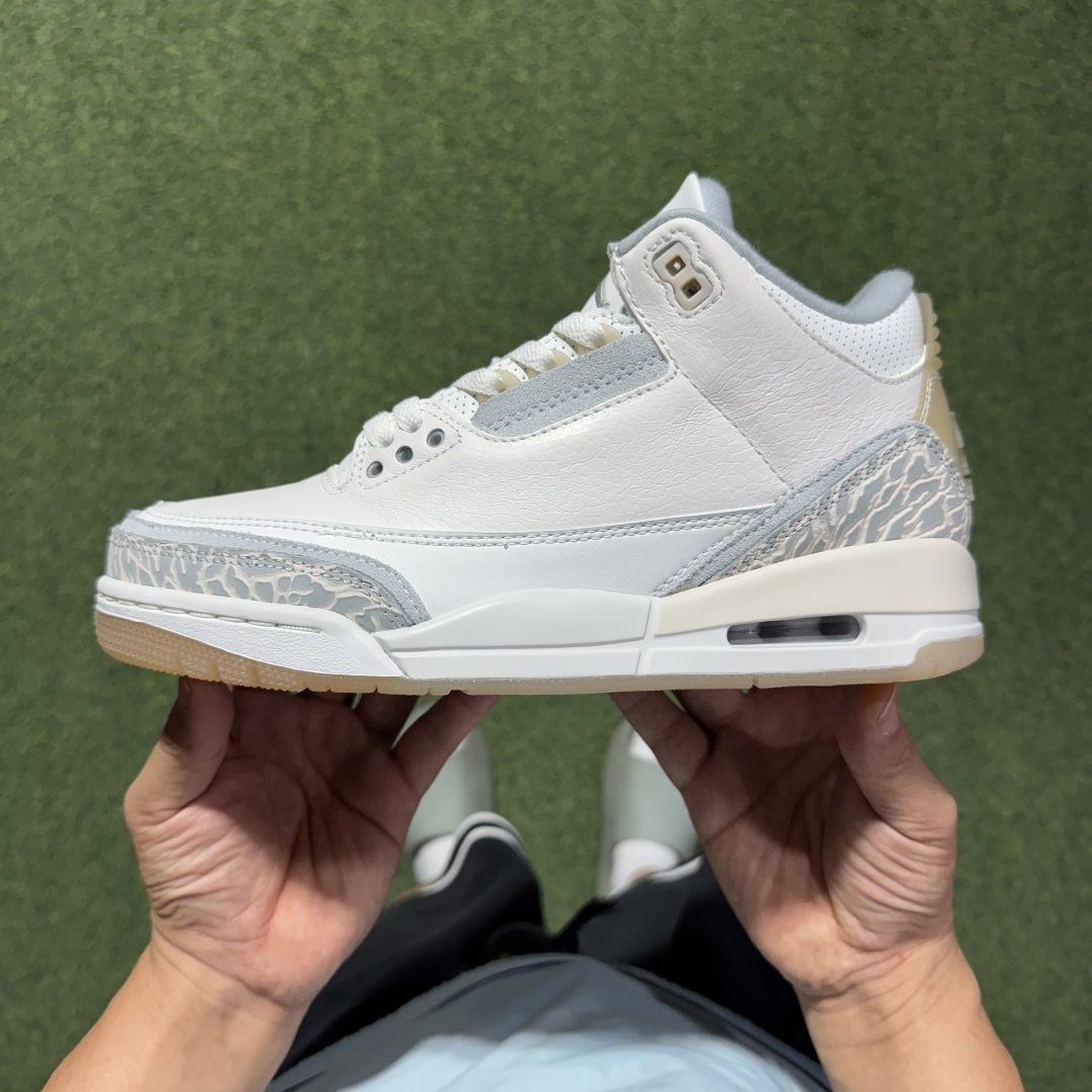 福利特价 纯原头层aj3！硬通货品质合计36个配色，长期货齐可主推！尺码：40-47.5带半码象牙白FJ