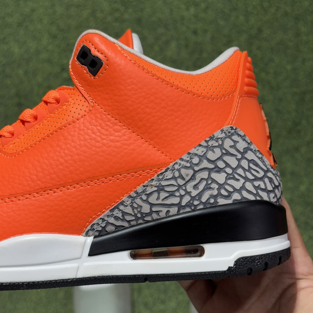 福利特价 纯原头层aj3！硬通货品质合计36个配色，长期货齐可主推！尺码：40-47.5带半码橘色CT8