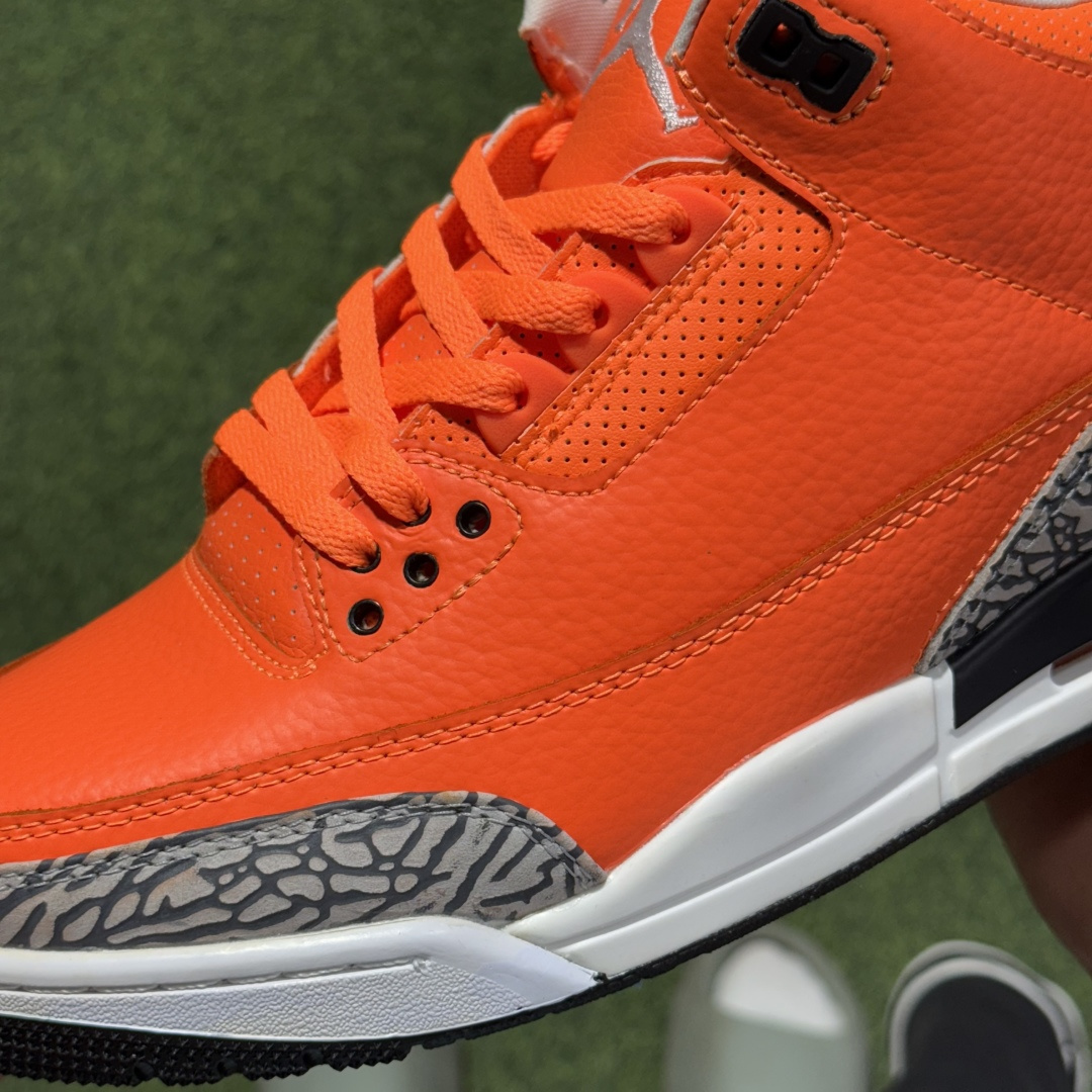 福利特价 纯原头层aj3！硬通货品质合计36个配色，长期货齐可主推！尺码：40-47.5带半码橘色CT8