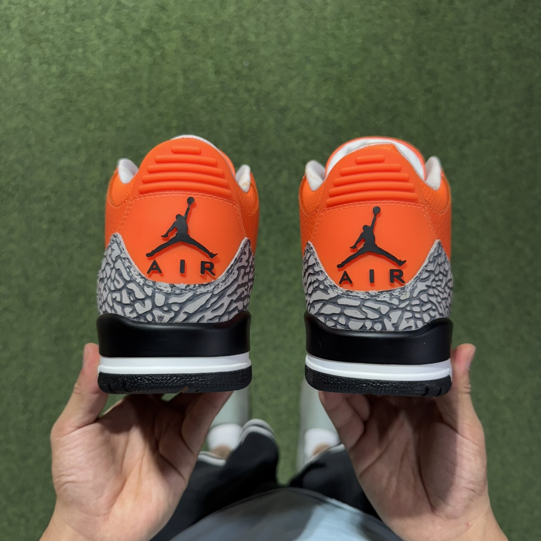 福利特价 纯原头层aj3！硬通货品质合计36个配色，长期货齐可主推！尺码：40-47.5带半码橘色CT8