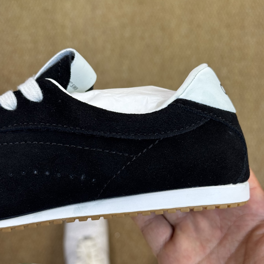 Alo yoga Sunset Seaker 黑色休闲城市通勤复古薄底德迅鞋 原版开发 舒适百搭 网布减