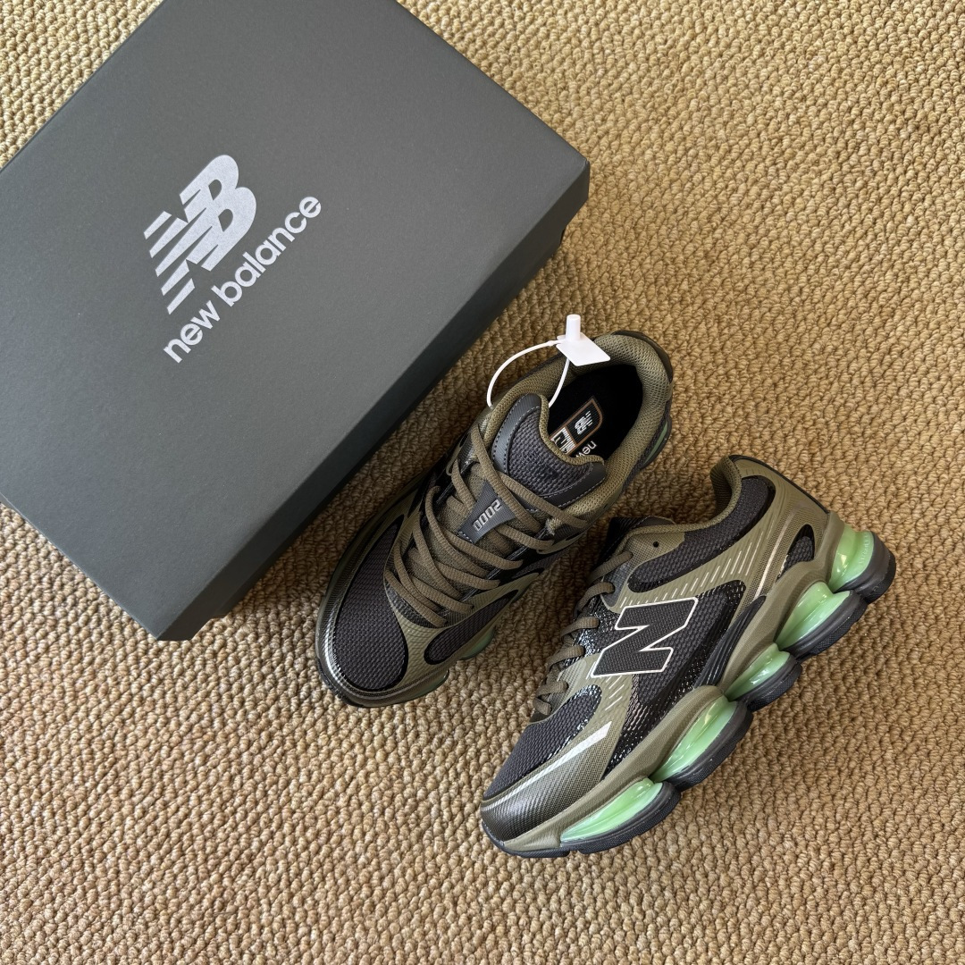 C版新百伦系列！nb2000第16色：绿黑色无敌质感！最强版本36-46.5出货，行业标杆之作！货号：U