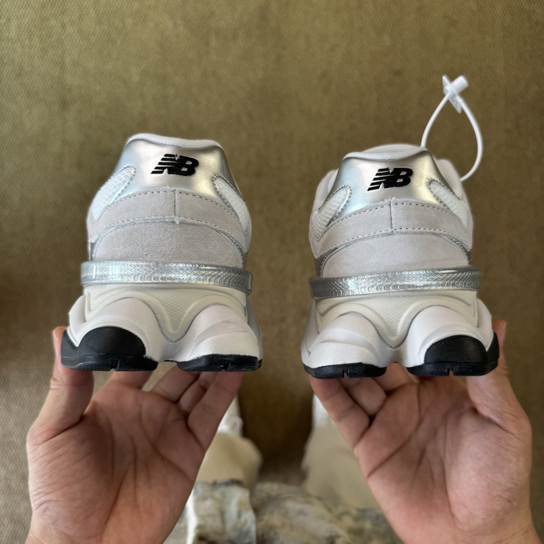 主推优势私C版新百伦系列！NB9060第130色：翻毛皮灰白银无敌质感！最强版本36-47.5出货，行业