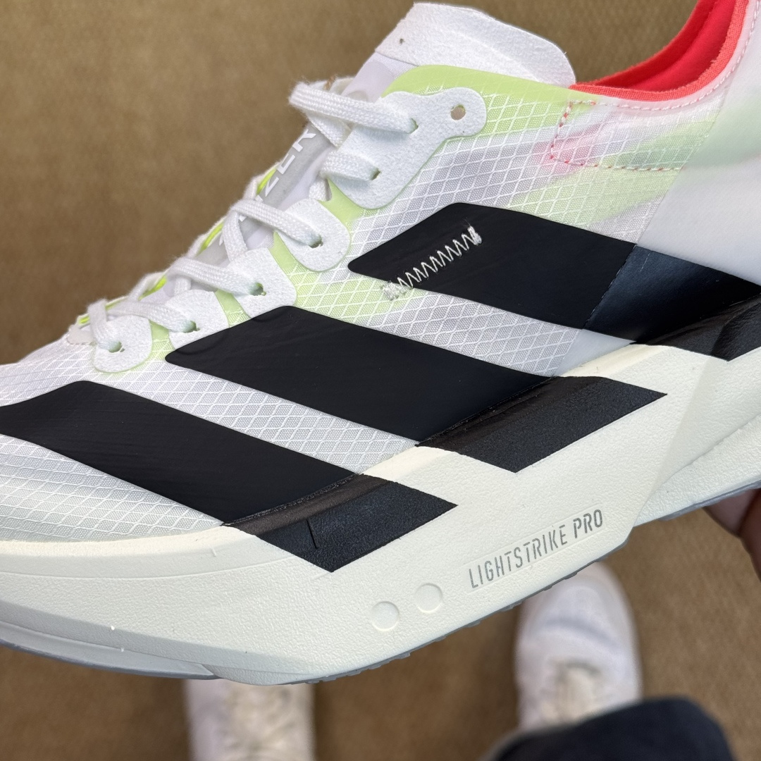 核心价格表私纯原真碳！adidas Adizero Adios Pro 4 阿迪达斯马拉松跑步鞋 第1色