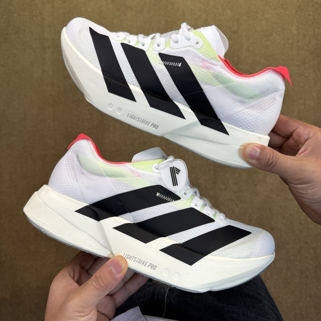 核心价格表私纯原真碳！adidas Adizero Adios Pro 4 阿迪达斯马拉松跑步鞋 第1色