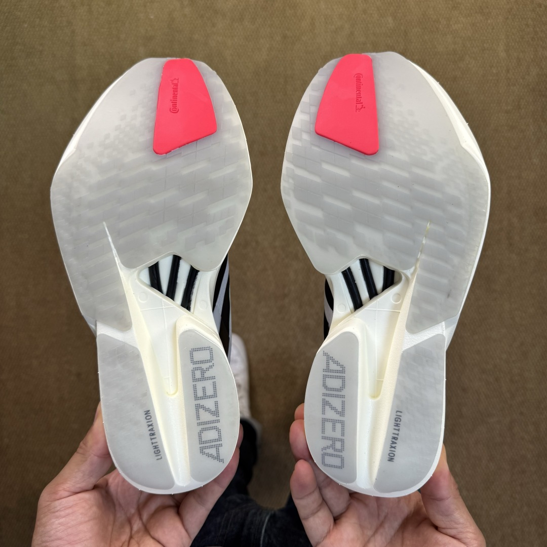 核心价格表私纯原真碳！adidas Adizero Adios Pro 4 阿迪达斯马拉松跑步鞋 第1色