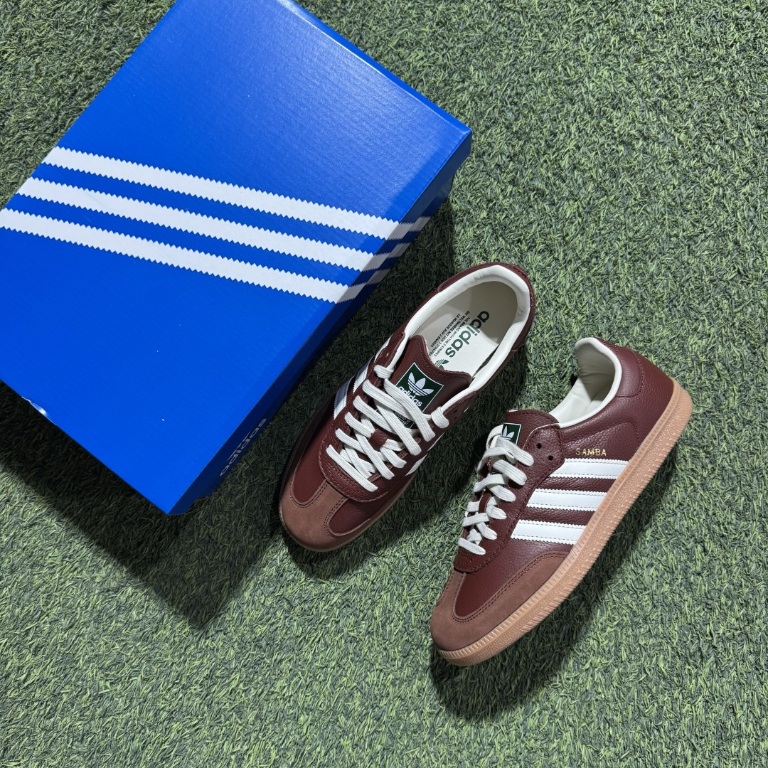 Adidas Originals Samba 桑巴德训鞋T字鞋原版原楦原材，99.999%还原度鞋带都是