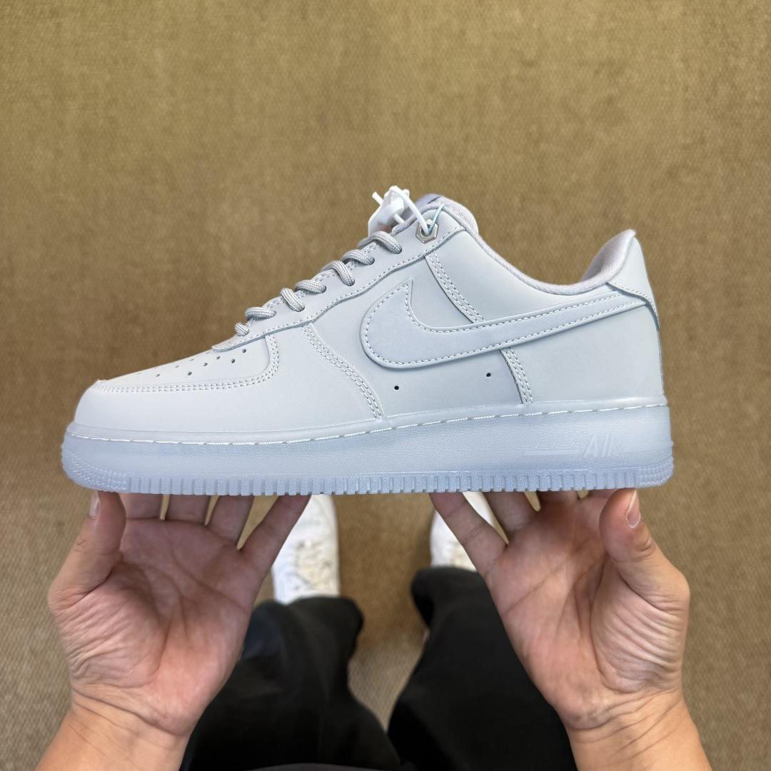 3A空军！第597色：磨砂皮灰色Nike Air Force 1 Low百分百原鞋开发！PT市场真正匠心