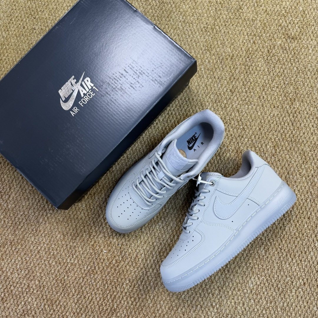 3A空军！第597色：磨砂皮灰色Nike Air Force 1 Low百分百原鞋开发！PT市场真正匠心