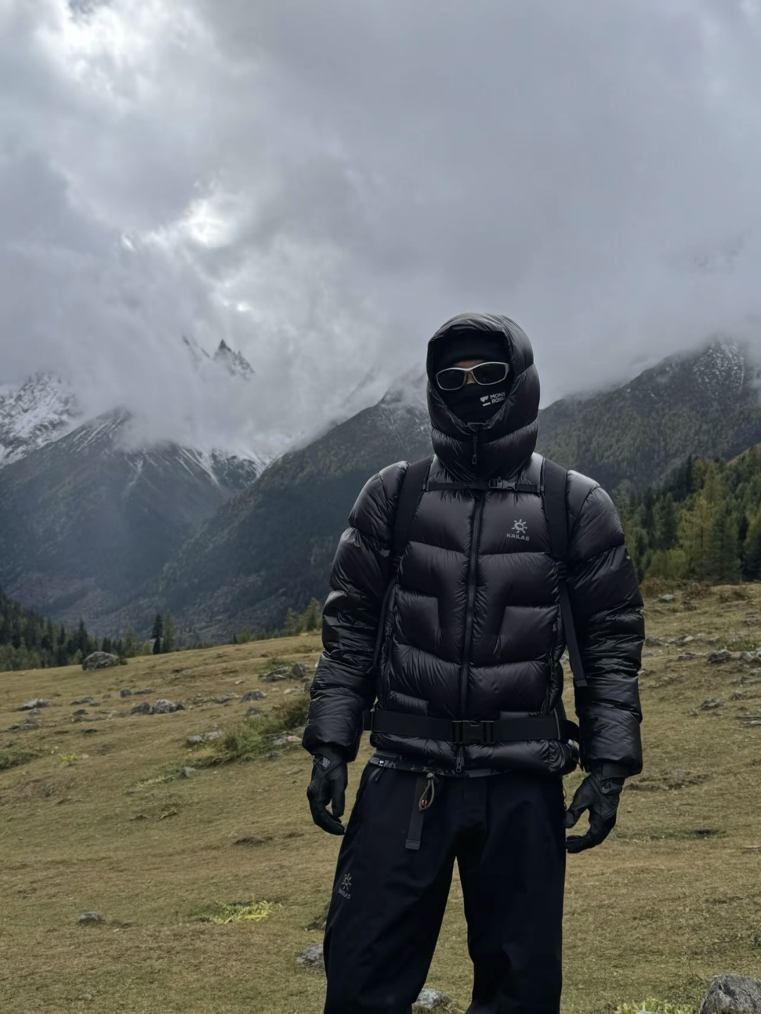 #上身穿搭素材#KAILAS 凯乐石 5000GT羽绒服玄铁黑色❤️💙