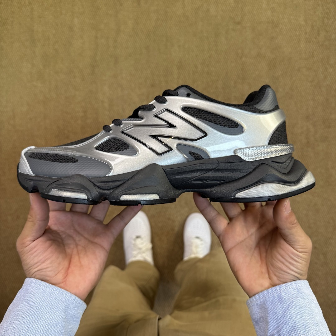 C版新百伦系列！NB9060第135色：TPU黑银无敌质感！最强版本36-47.5出货，行业标杆之作！ 