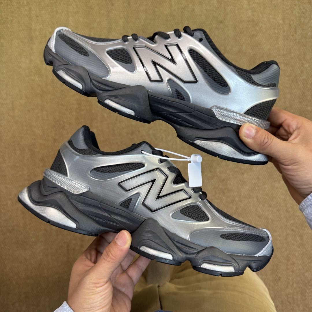 C版新百伦系列！NB9060第135色：TPU黑银无敌质感！最强版本36-47.5出货，行业标杆之作！ 