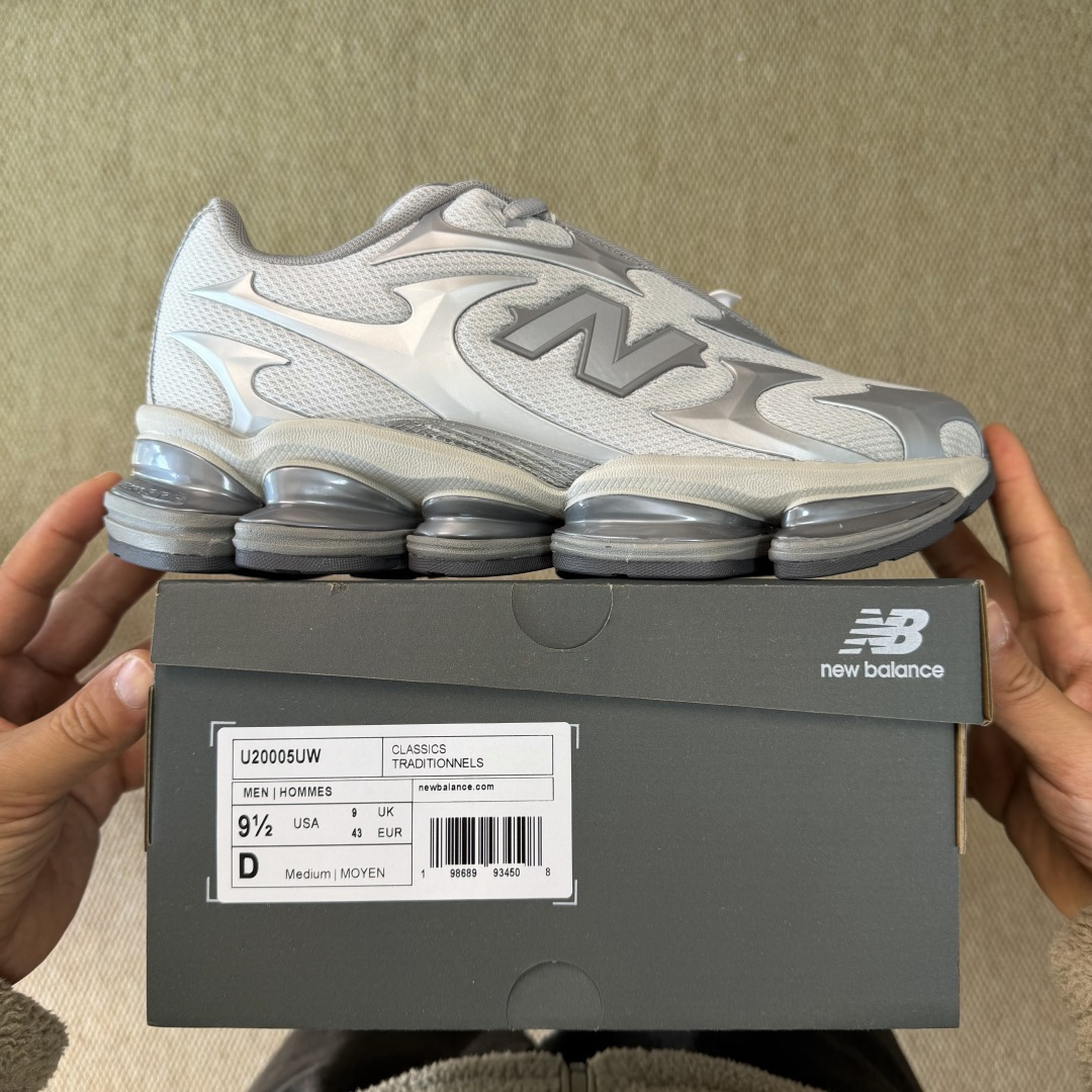 C版新百伦系列！nb2000第19色：银色无敌质感！最强版本36-46.5出货，行业标杆之作！货号：U2