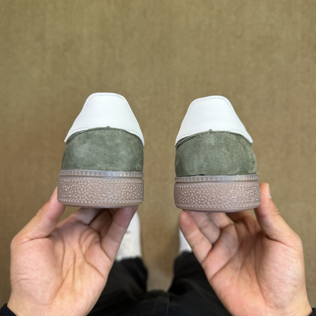 XJ版 极致性价比！阿迪T字德训鞋：橄榄绿Adidas/阿迪达斯 HANDBALL SPEZIAL 桑巴