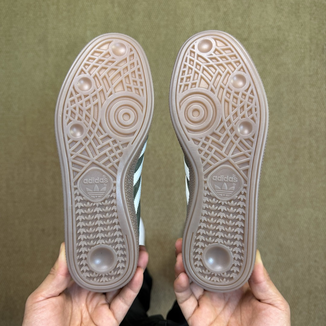 XJ版 极致性价比！阿迪T字德训鞋：橄榄绿Adidas/阿迪达斯 HANDBALL SPEZIAL 桑巴