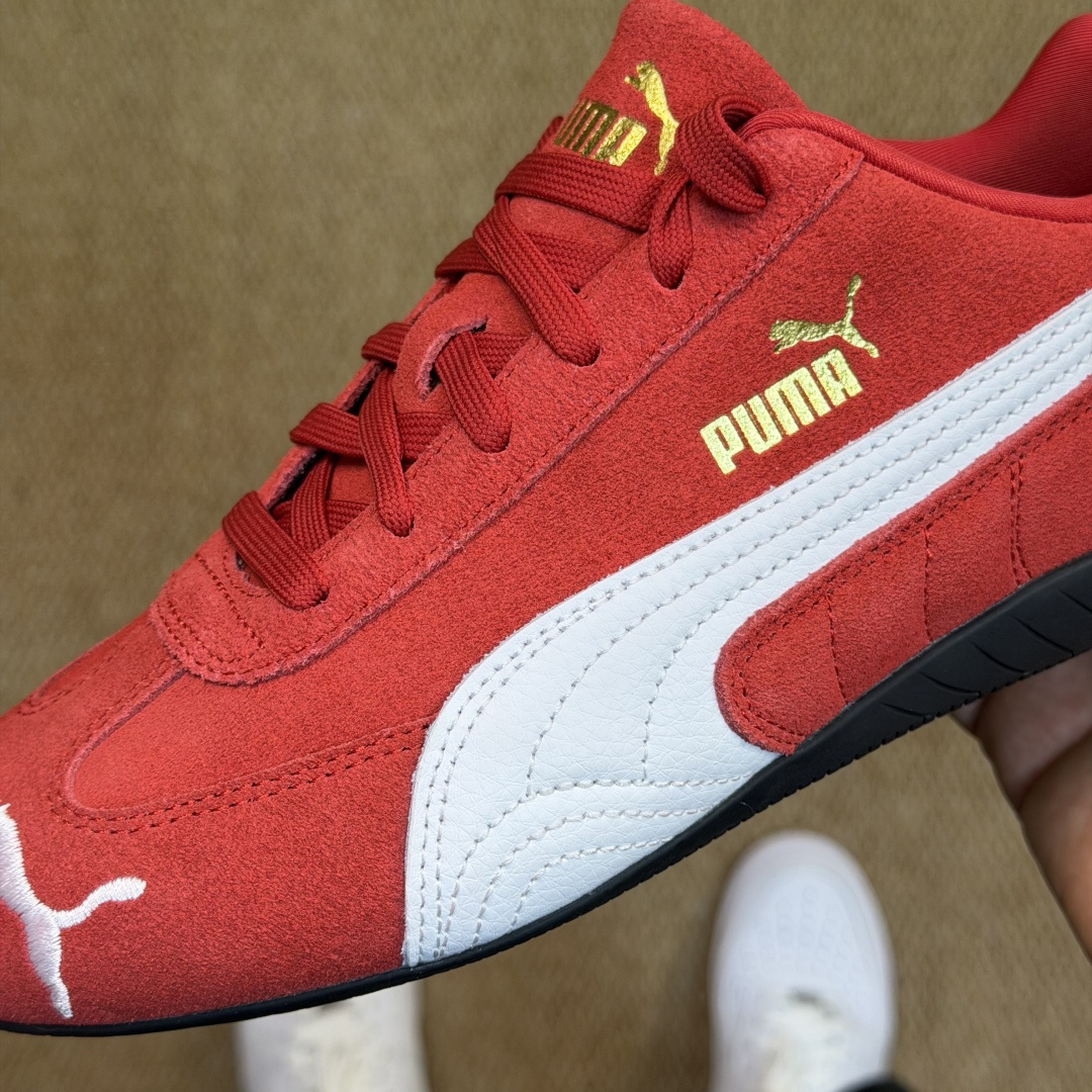 PUMA 彪马赛车鞋 二代红色二次成型“猛帮”成型工艺 真拼接鞋面 杜绝杀猪版本 PUMA彪马 薄底德训