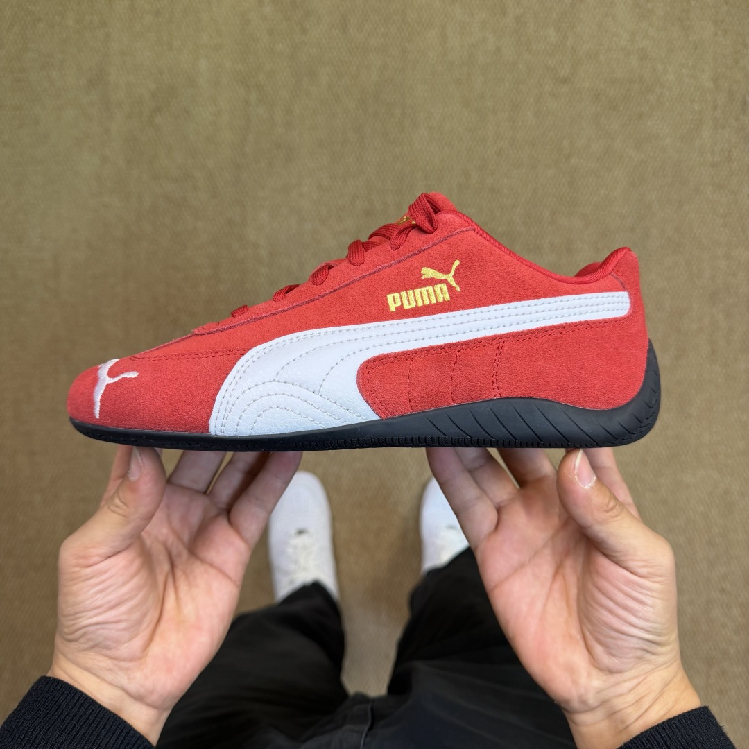 PUMA 彪马赛车鞋 二代红色二次成型“猛帮”成型工艺 真拼接鞋面 杜绝杀猪版本 PUMA彪马 薄底德训