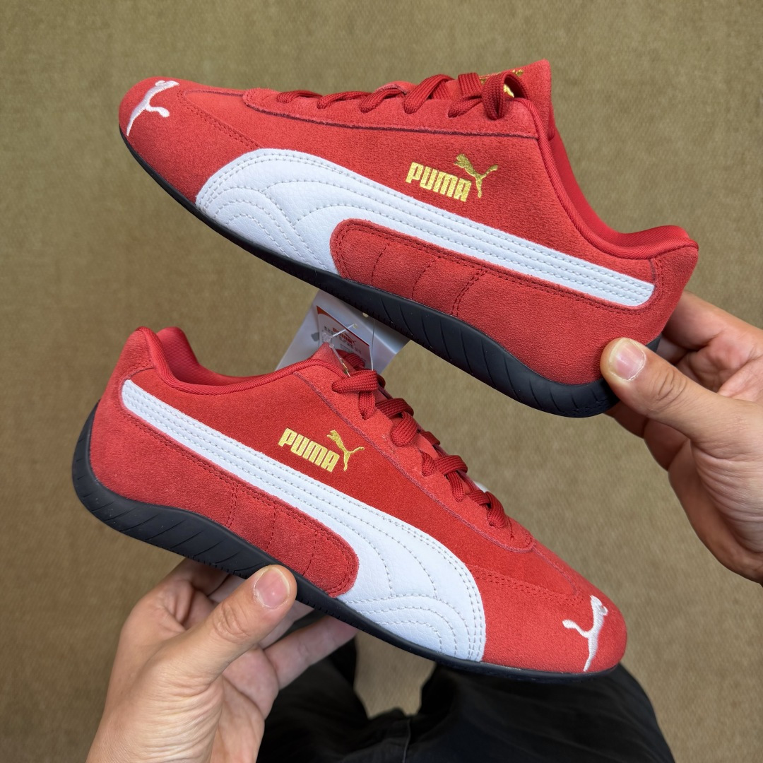PUMA 彪马赛车鞋 二代红色二次成型“猛帮”成型工艺 真拼接鞋面 杜绝杀猪版本 PUMA彪马 薄底德训