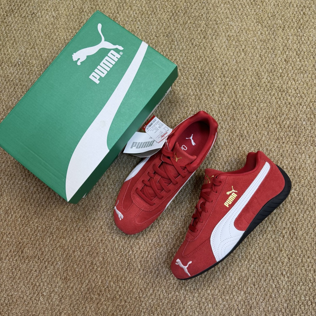 PUMA 彪马赛车鞋 二代红色二次成型“猛帮”成型工艺 真拼接鞋面 杜绝杀猪版本 PUMA彪马 薄底德训