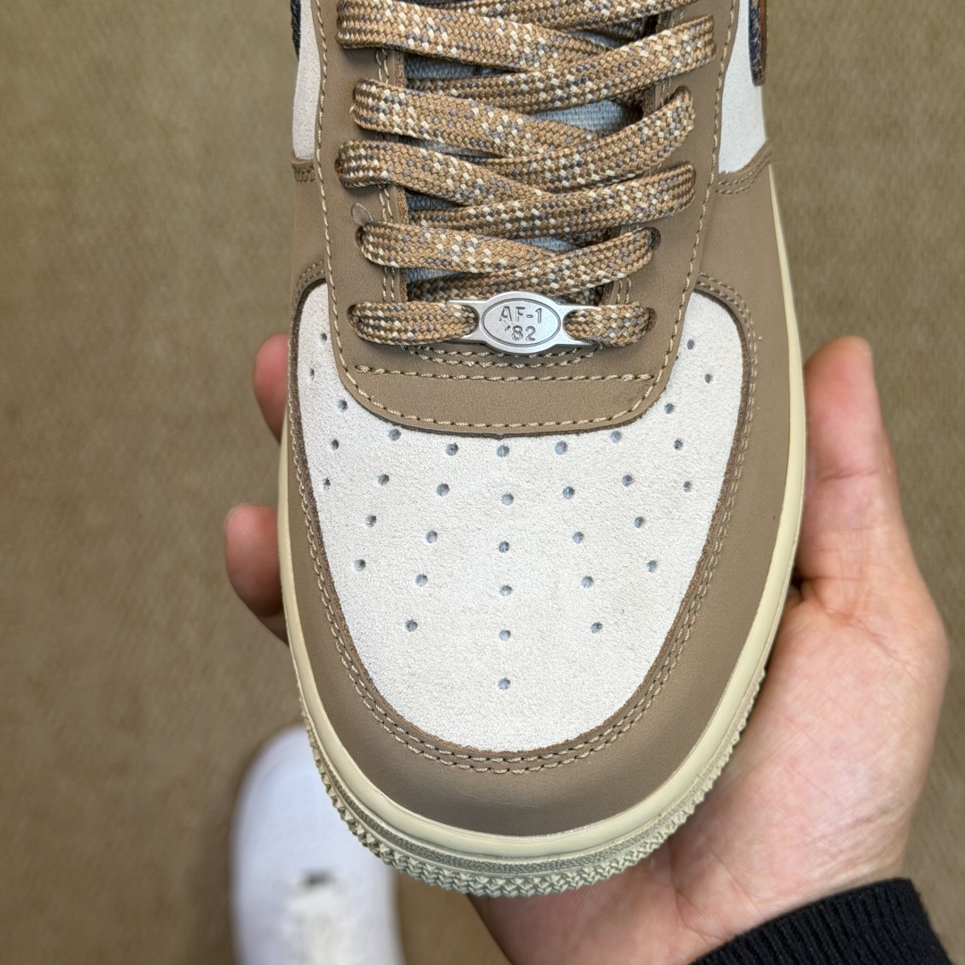 3A空军！第607色：卡其棕迷彩Nike Air Force 1 Low百分百原鞋开发！PT市场真正匠心
