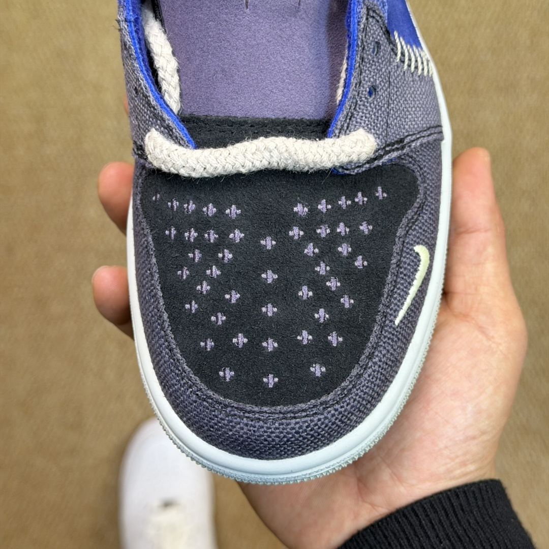 DT过验版AJ1Low低帮OG系列：紫色巫毒娃娃2.0Zion Williamson x Jordan 