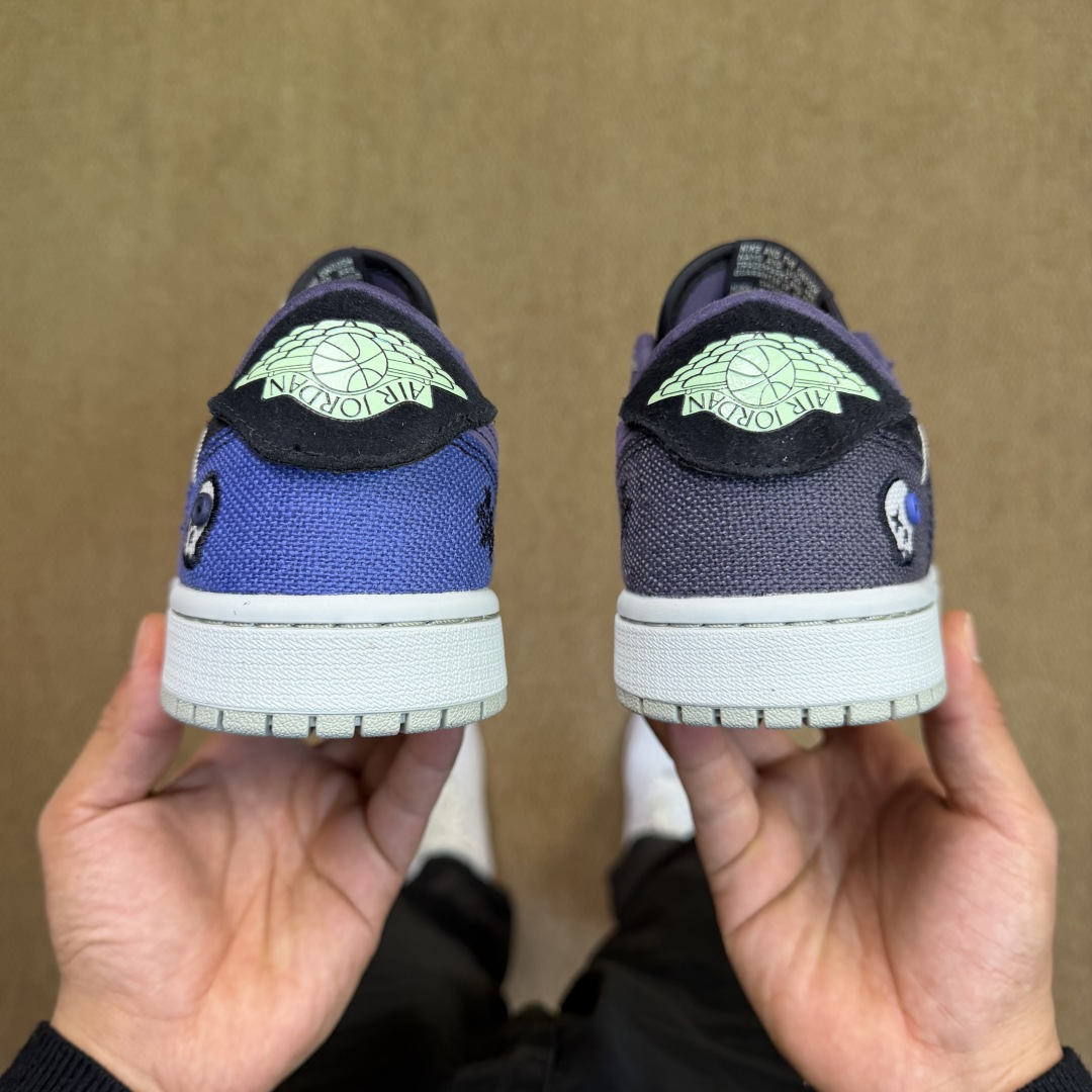 DT过验版AJ1Low低帮OG系列：紫色巫毒娃娃2.0Zion Williamson x Jordan 