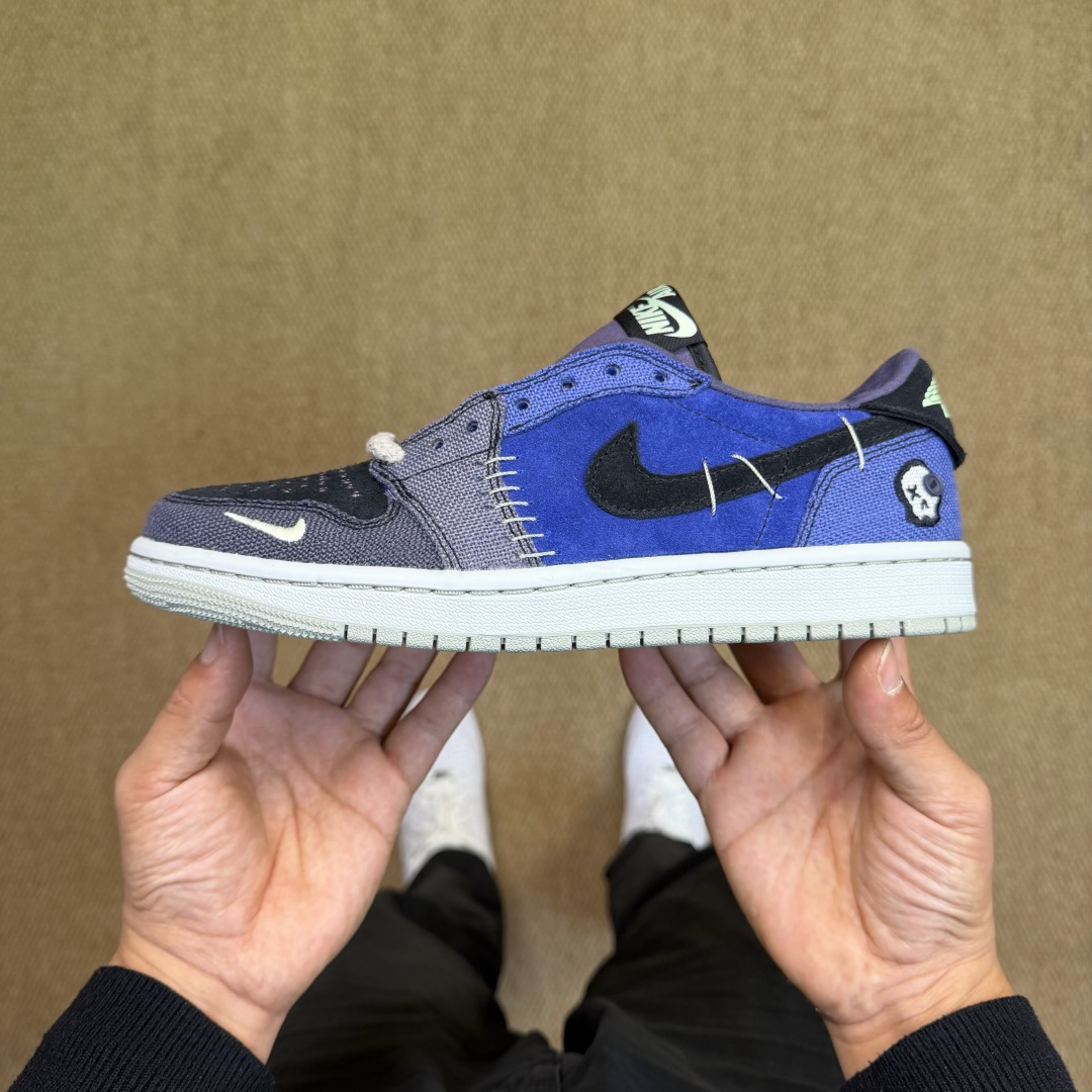 DT过验版AJ1Low低帮OG系列：紫色巫毒娃娃2.0Zion Williamson x Jordan 