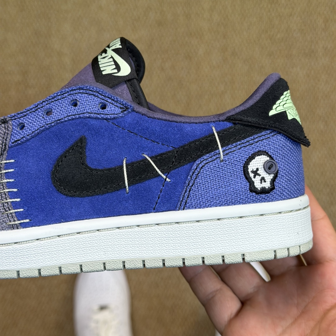 DT过验版AJ1Low低帮OG系列：紫色巫毒娃娃2.0Zion Williamson x Jordan 