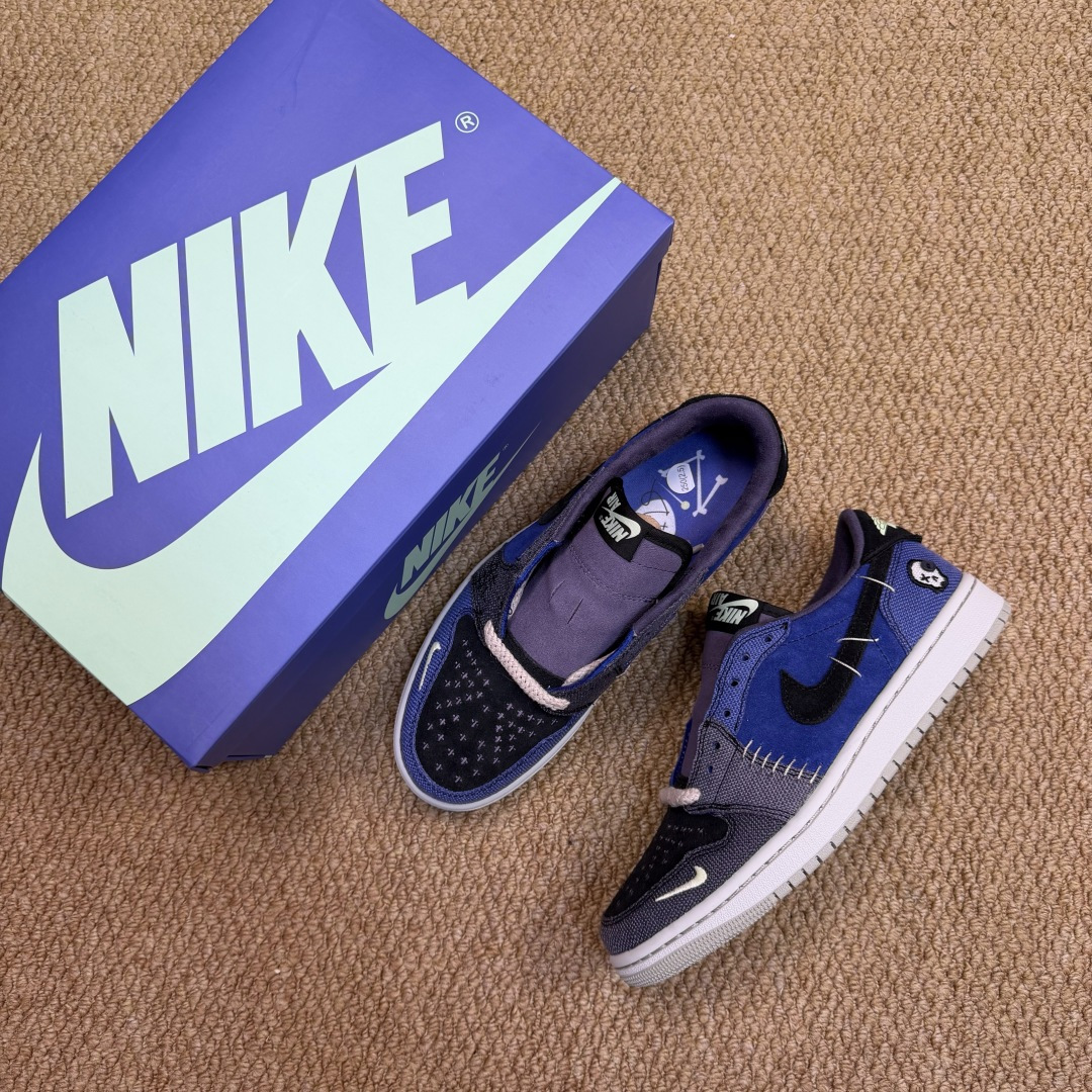 DT过验版AJ1Low低帮OG系列：紫色巫毒娃娃2.0Zion Williamson x Jordan 