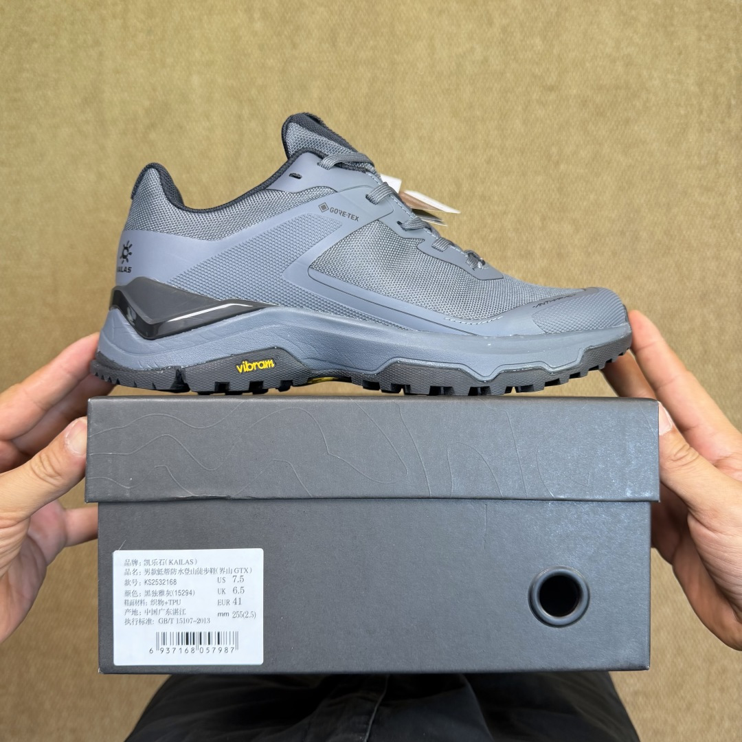 KAILAS 凯乐石 界山系列 越野跑鞋 裸鞋圈硬通货！平台充正批次！零售首选！第3色：黑独雅灰（152