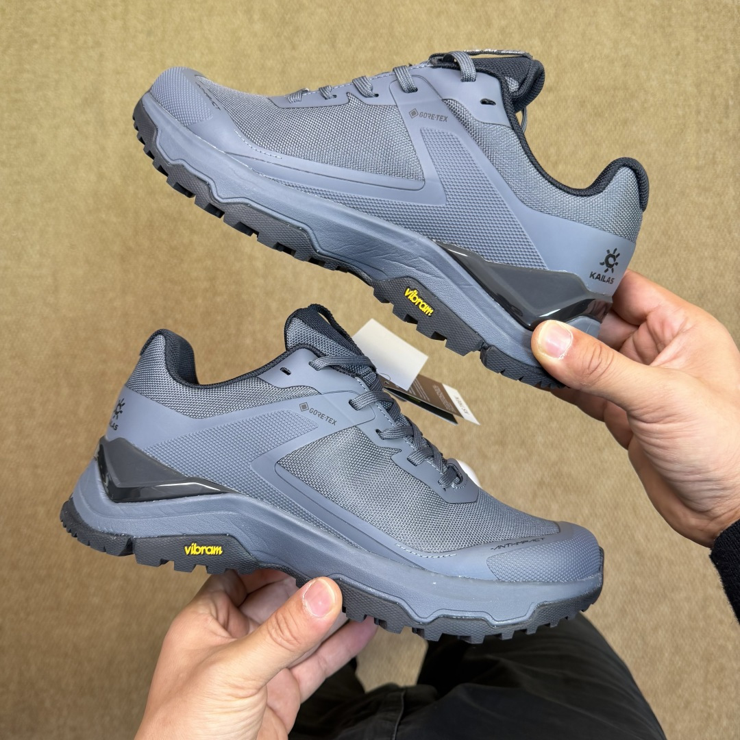 KAILAS 凯乐石 界山系列 越野跑鞋 裸鞋圈硬通货！平台充正批次！零售首选！第3色：黑独雅灰（152