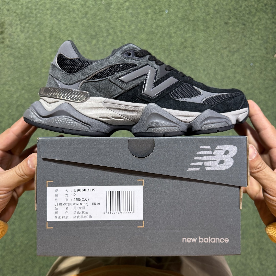 双12福利特价 主推优势私nb9060 全头层好货！27色，量大可细谈货号：U9060BLK 尺码：36