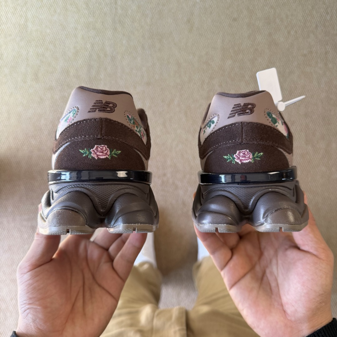 主推优势私C版新百伦系列！NB9060第137色：日本限定碎花巧克力无敌质感！最强版本36-47.5出货