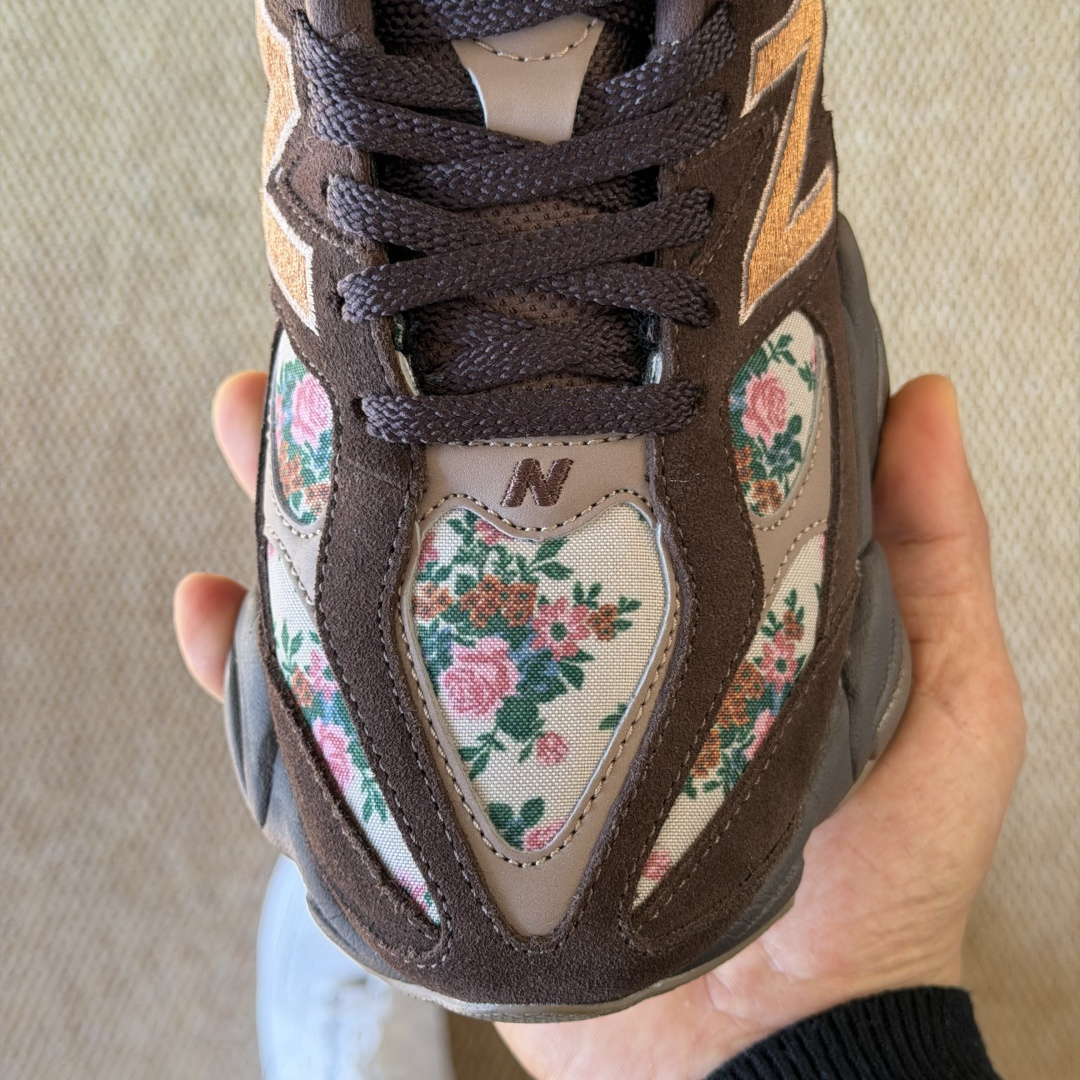 主推优势私C版新百伦系列！NB9060第137色：日本限定碎花巧克力无敌质感！最强版本36-47.5出货