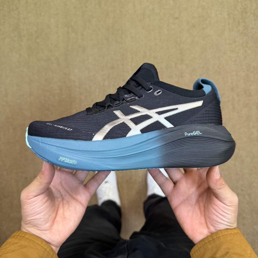 主推优势私Asics GEL-NIMBUS 27 亚瑟士缓震旗舰！Q弹脚感，目前12色货号：1011C0