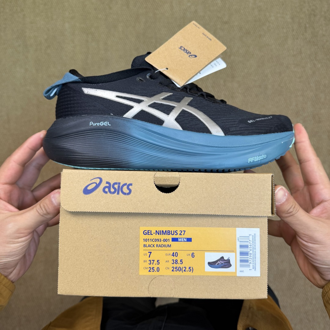 主推优势私Asics GEL-NIMBUS 27 亚瑟士缓震旗舰！Q弹脚感，目前12色货号：1011C0