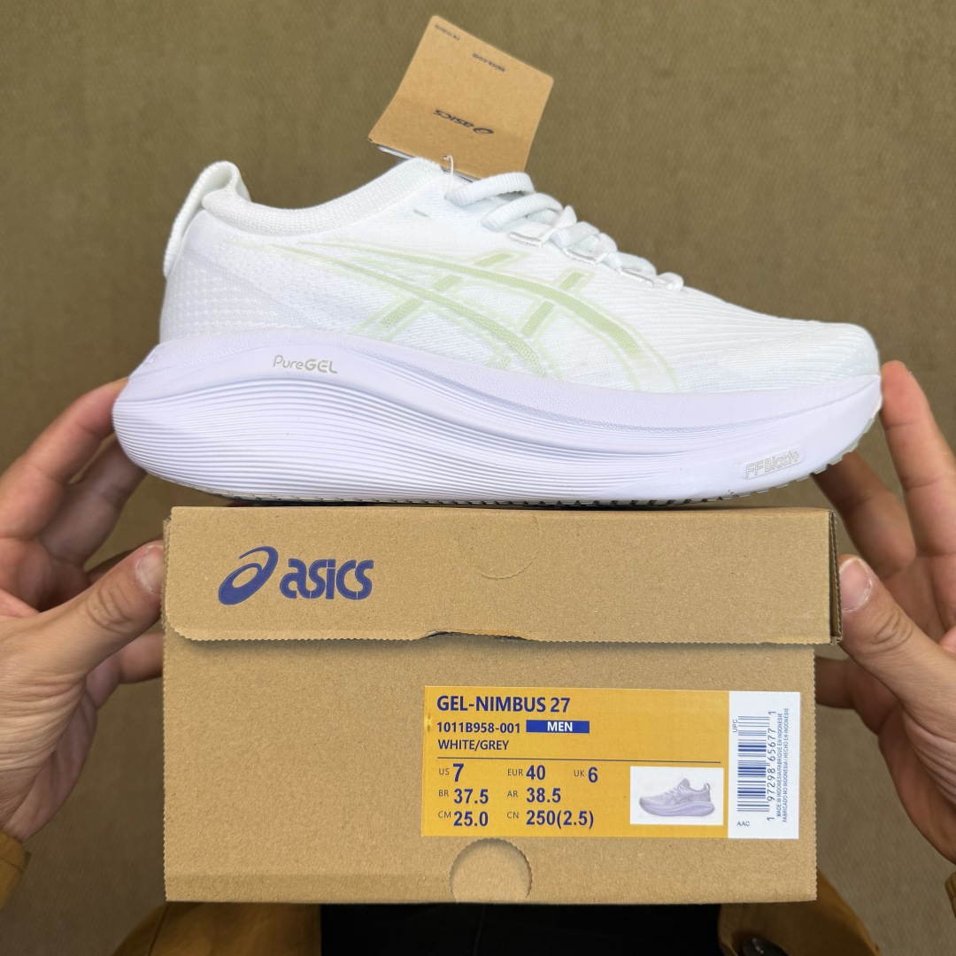 主推优势私Asics GEL-NIMBUS 27 亚瑟士缓震旗舰！Q弹脚感，目前12色货号：1011B9