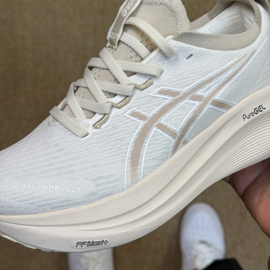 主推优势私Asics GEL-NIMBUS 27 亚瑟士缓震旗舰！Q弹脚感，目前12色货号：1011C0