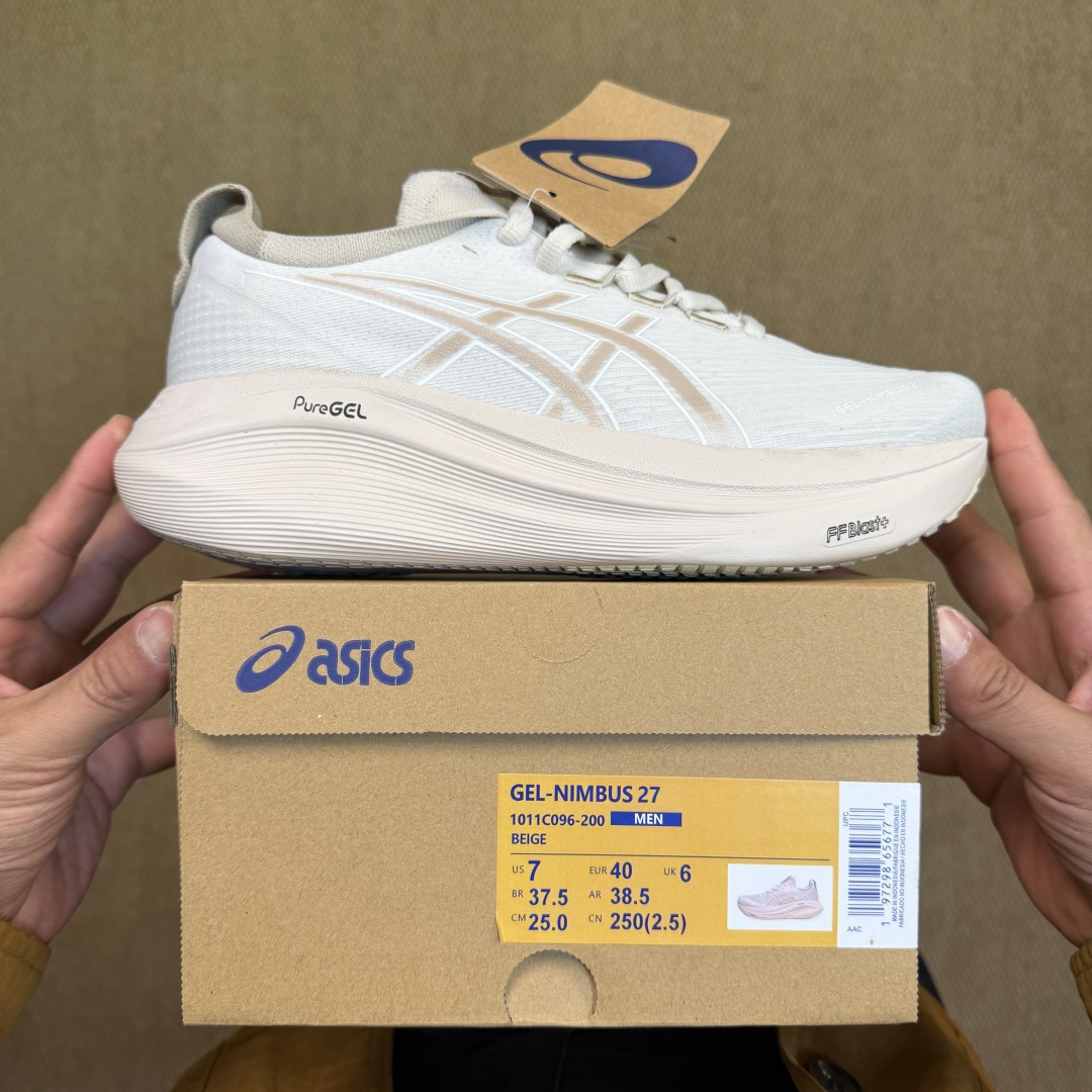 主推优势私Asics GEL-NIMBUS 27 亚瑟士缓震旗舰！Q弹脚感，目前12色货号：1011C0