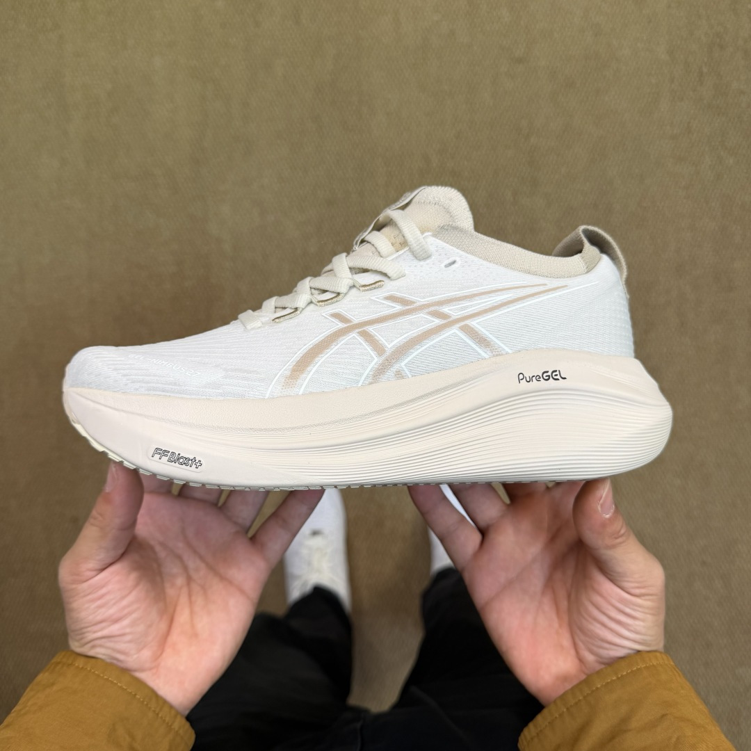 主推优势私Asics GEL-NIMBUS 27 亚瑟士缓震旗舰！Q弹脚感，目前12色货号：1011C0