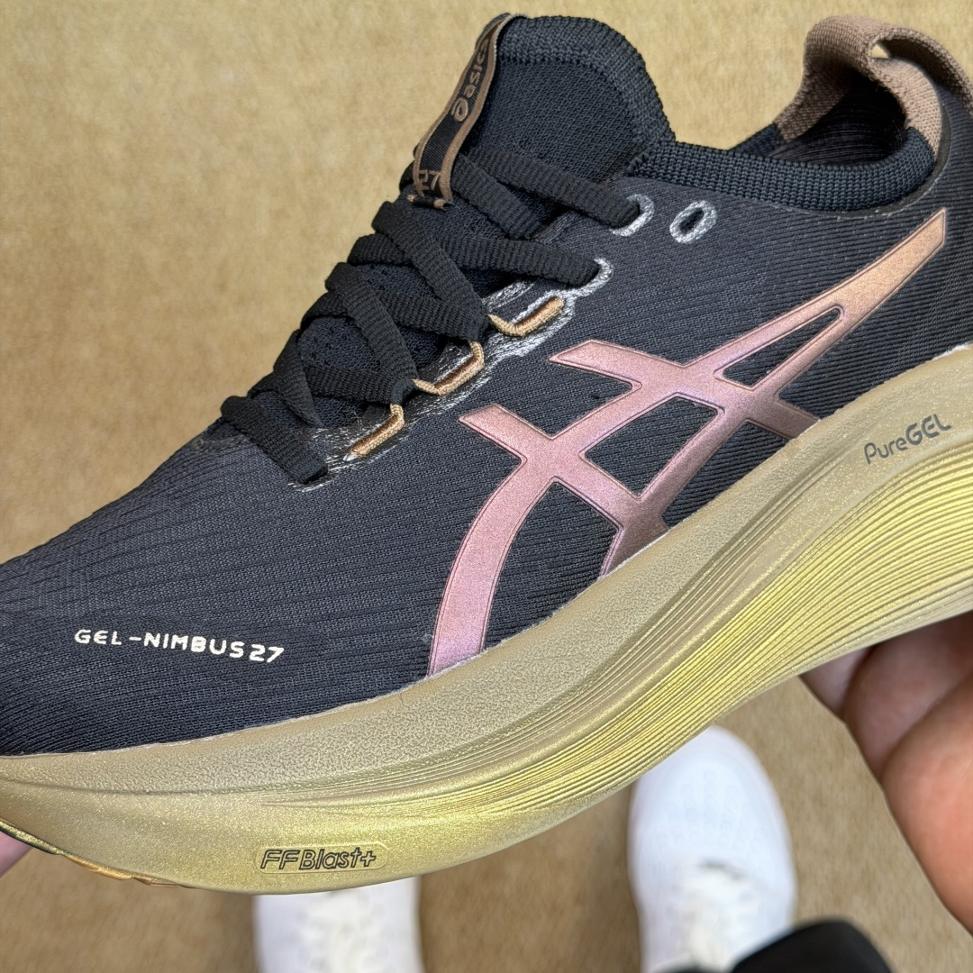 主推优势私Asics GEL-NIMBUS 27 亚瑟士缓震旗舰！Q弹脚感，目前12色货号：1011C0