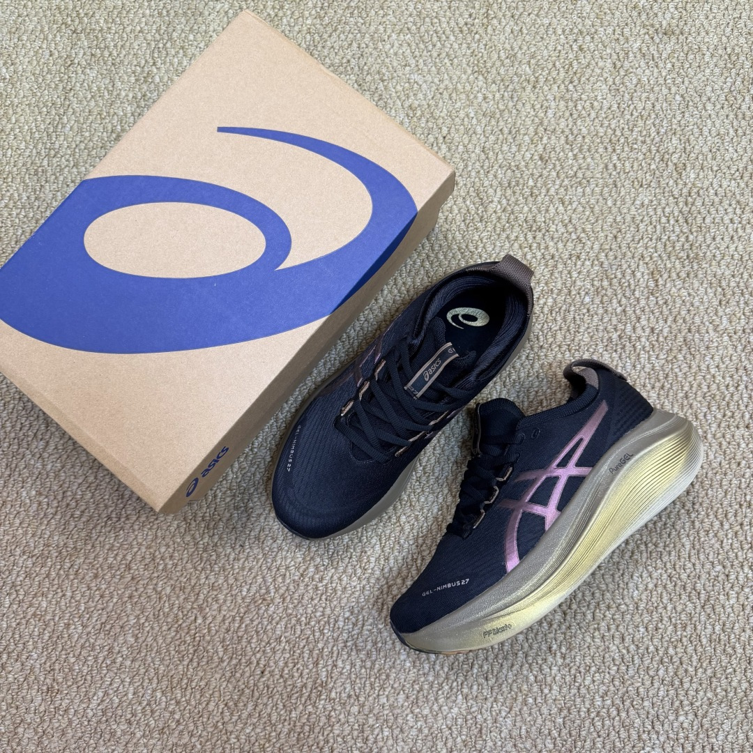 主推优势私Asics GEL-NIMBUS 27 亚瑟士缓震旗舰！Q弹脚感，目前12色货号：1011C0