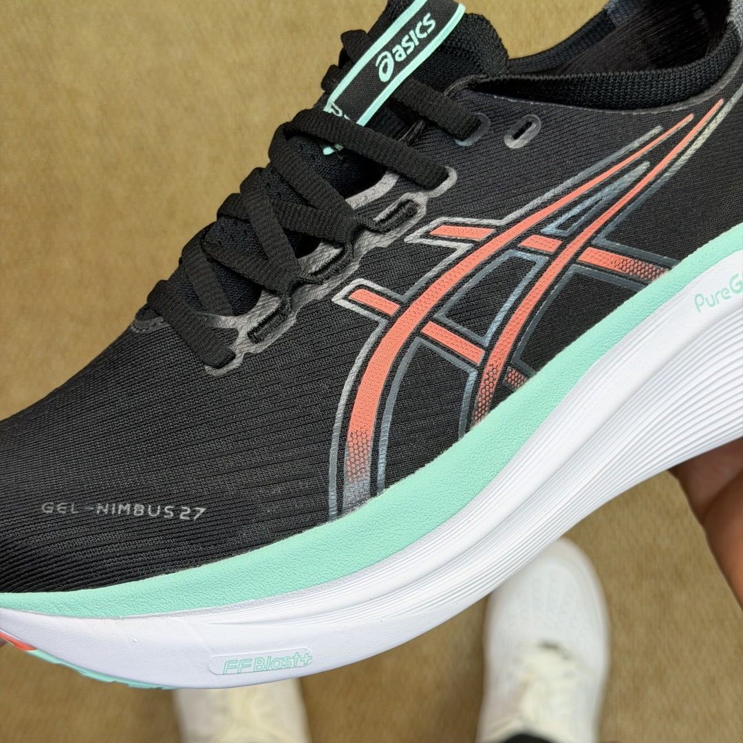 主推优势私Asics GEL-NIMBUS 27 亚瑟士缓震旗舰！Q弹脚感，目前12色货号：1011B9