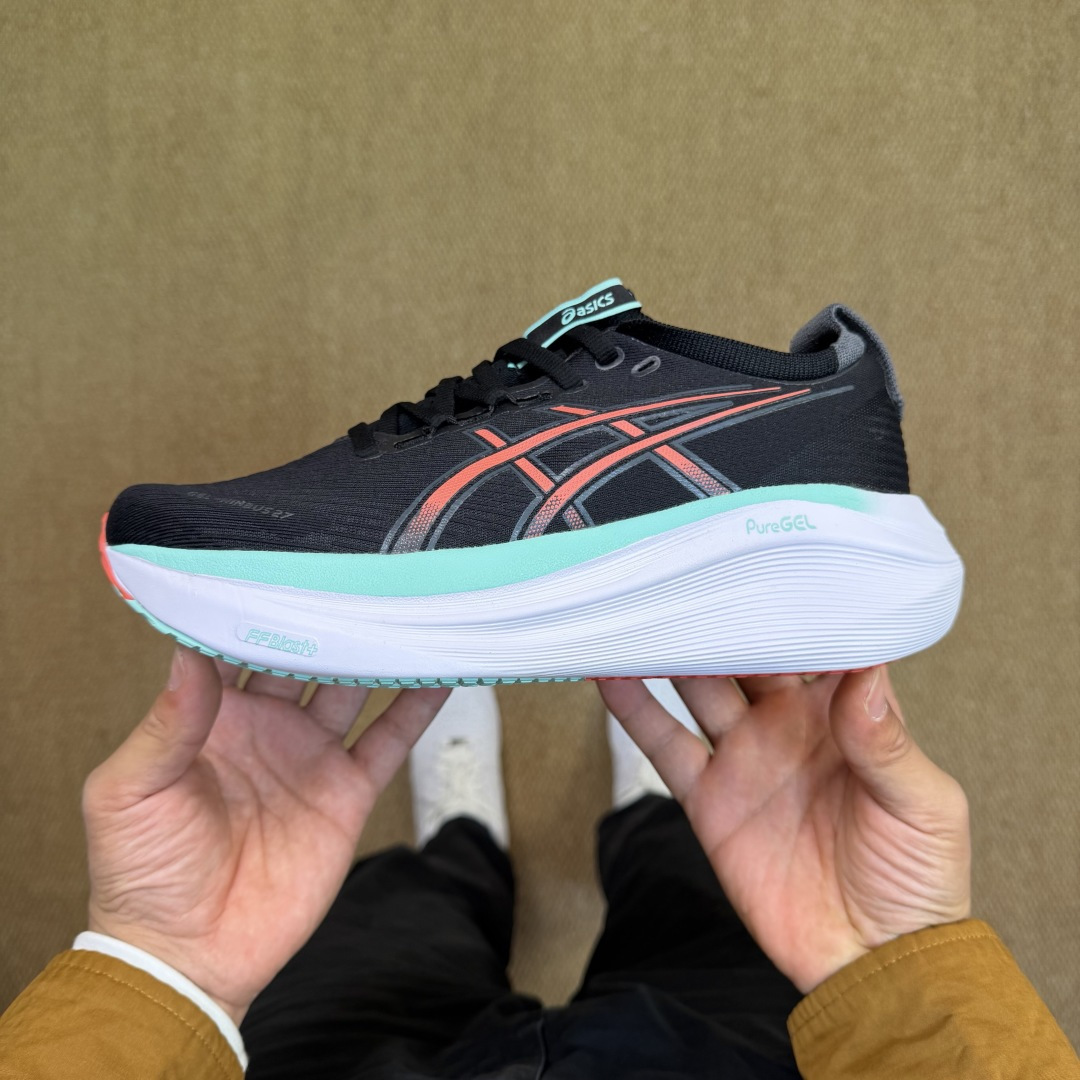 主推优势私Asics GEL-NIMBUS 27 亚瑟士缓震旗舰！Q弹脚感，目前12色货号：1011B9