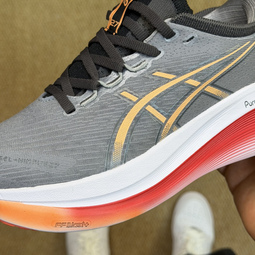 主推优势私Asics GEL-NIMBUS 27 亚瑟士缓震旗舰！Q弹脚感，目前12色货号：1011B9