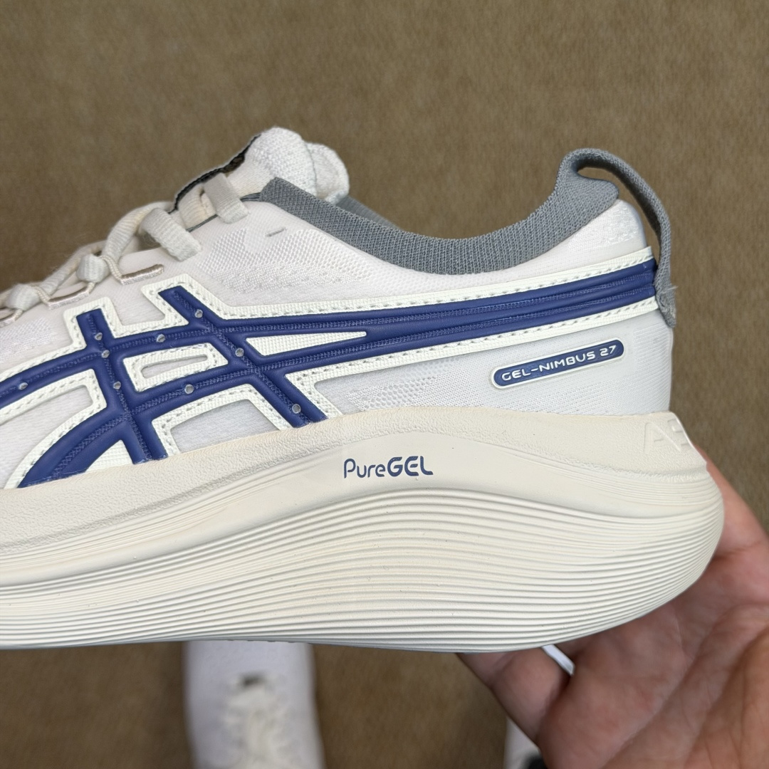 主推优势私Asics GEL-NIMBUS 27 亚瑟士缓震旗舰！Q弹脚感，目前12色货号：1012B8