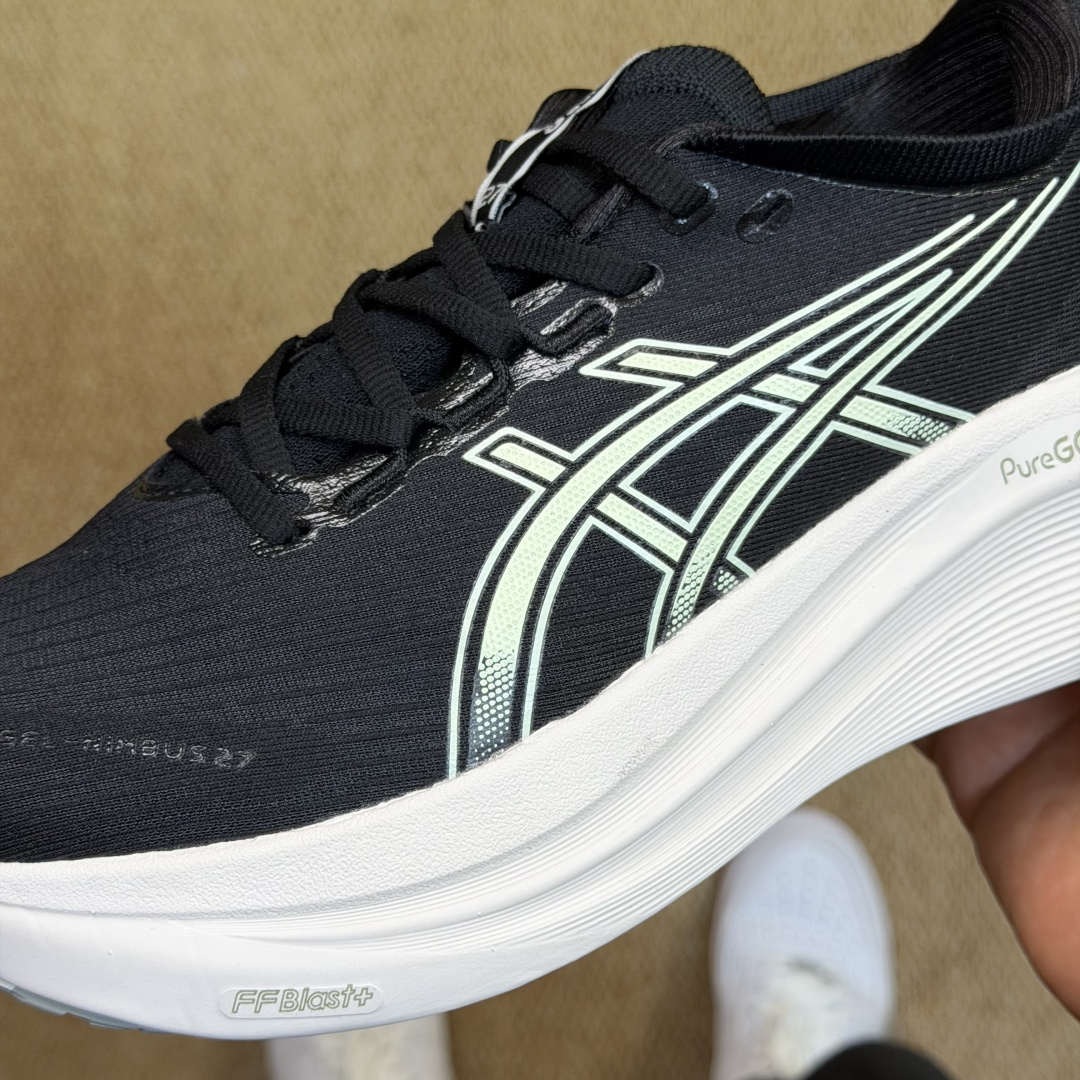 主推优势私Asics GEL-NIMBUS 27 亚瑟士缓震旗舰！Q弹脚感，目前12色货号：1011B9