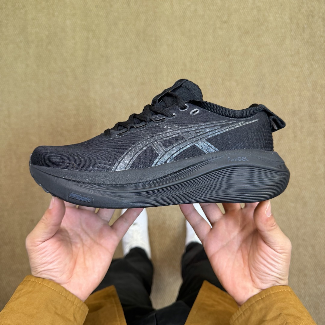 主推优势私Asics GEL-NIMBUS 27 亚瑟士缓震旗舰！Q弹脚感，目前12色货号：1011B9