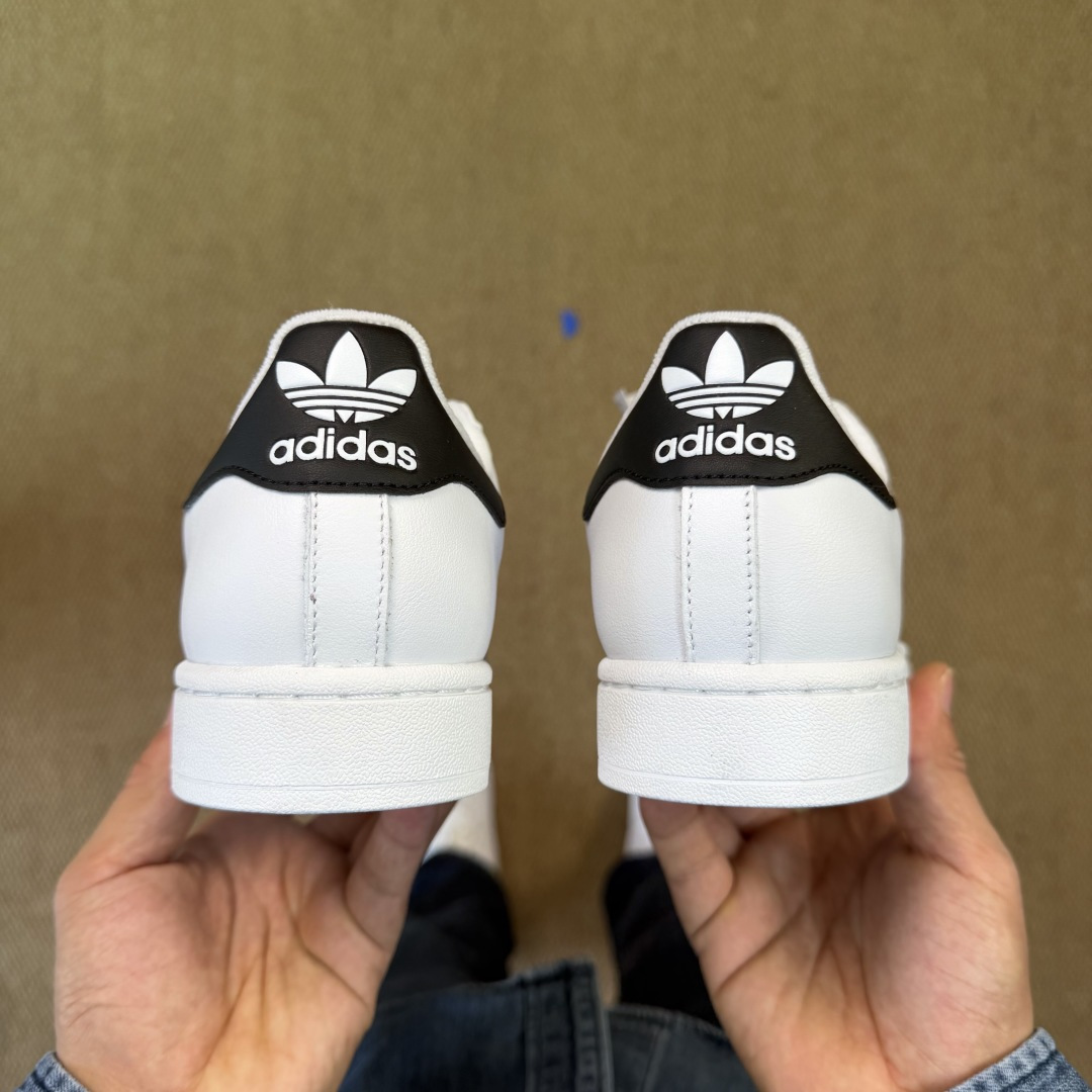 纯原订单！金标贝壳头白色 adlidas originals Superstar 经典永存！货号：JH9